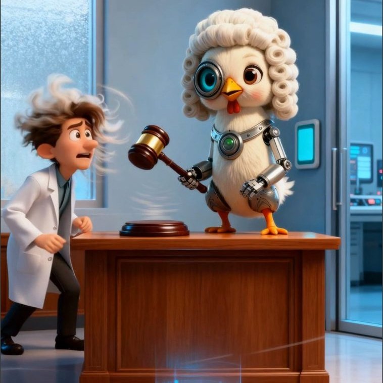 Funny Hen Judge vs Cyborg Malfunction by Hen-tertainment 1