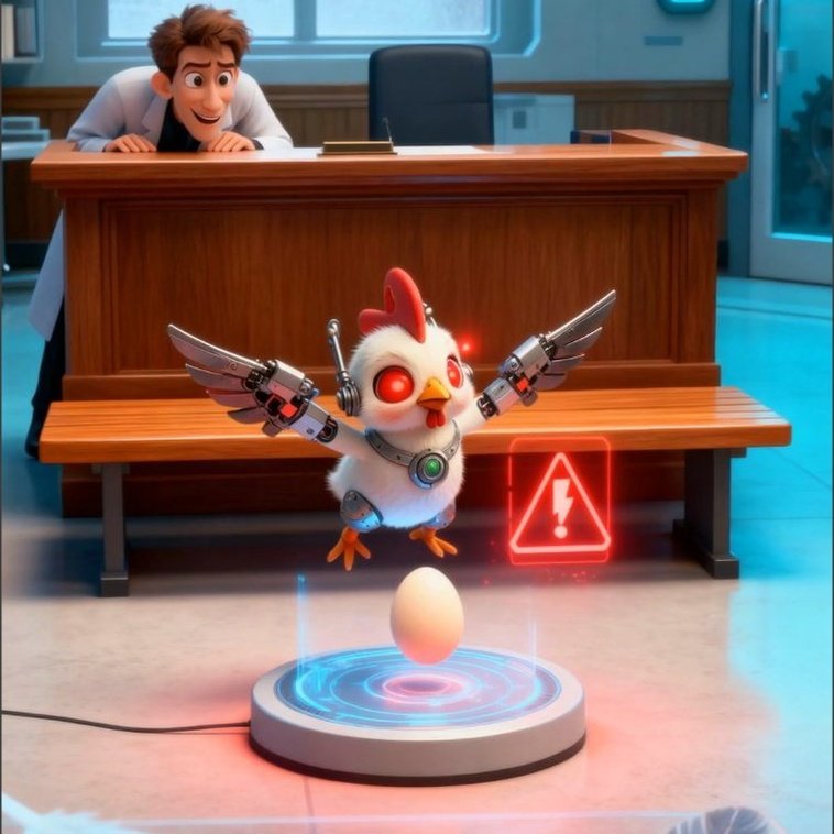 Funny Hen Judge vs Cyborg Malfunction by Hen-tertainment 4