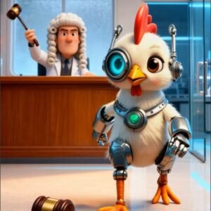 Funny Hen Judge vs Cyborg Malfunction by Hen-tertainment 6