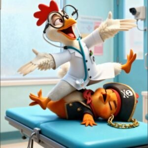 Funny Hen Pirate Hen’s Silly Checkup by Hen-tertainment 4