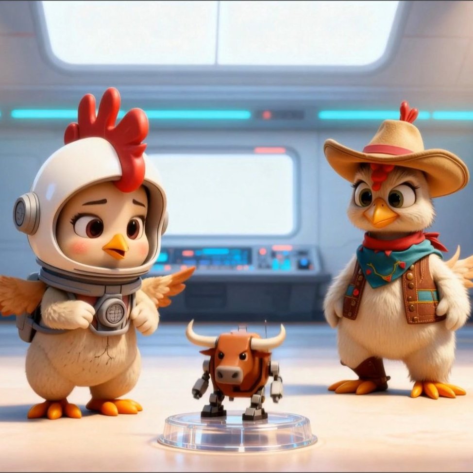 Funny Hen Space Rocket Rodeo Gone Wild by Hen-tertainment 3