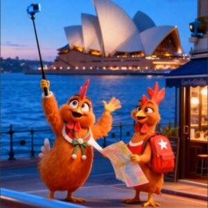Sydney Streets Chicken Vlog by Hen-tertainment 1